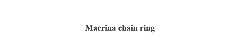 Macrina chain ring